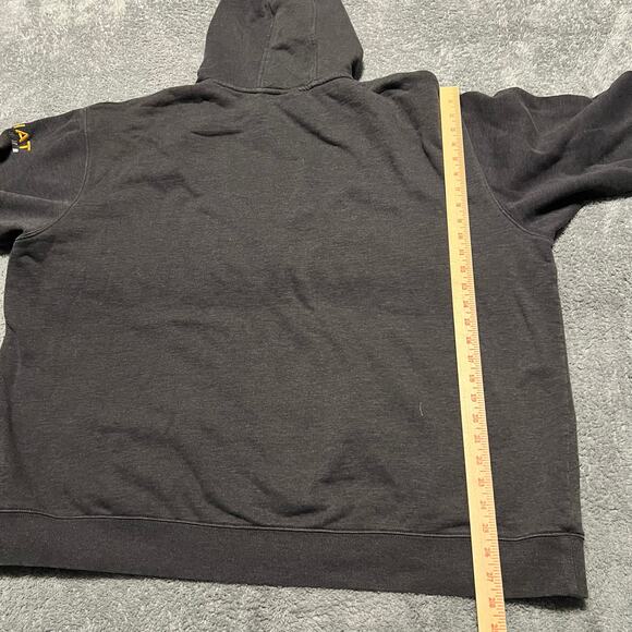 Ariat Rebar Hoodie Mens 3XL Sweatshirt Gray Work - Picture 6 of 7